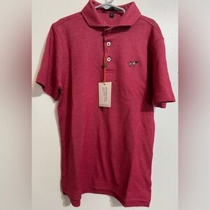 Red Southern Pointe Polo Shirt with Embroidered Logo boys medium